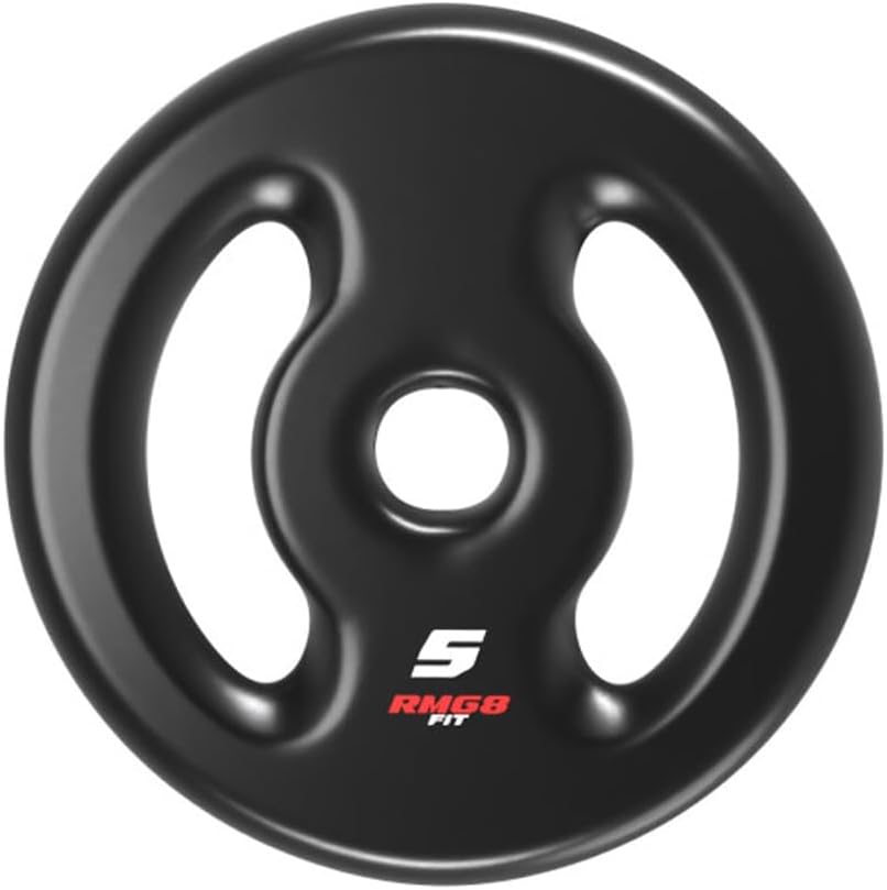ANILHA 5KG EMBORRACHADA PRETA - Imagem 4